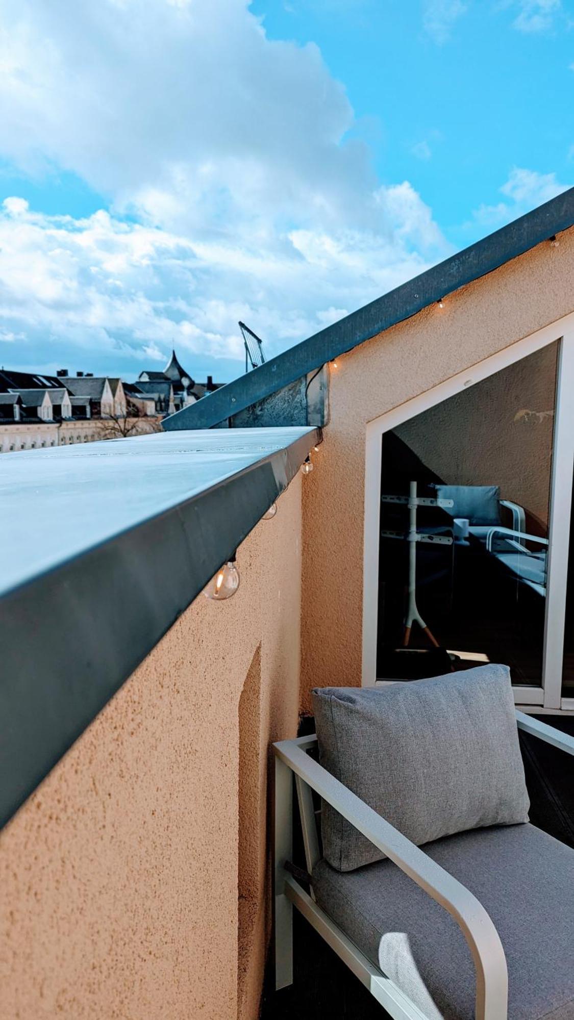 Rooftop Art Apartment, E-Roller,Ausblick,Wlan,Tv Chemnitz Eksteriør billede