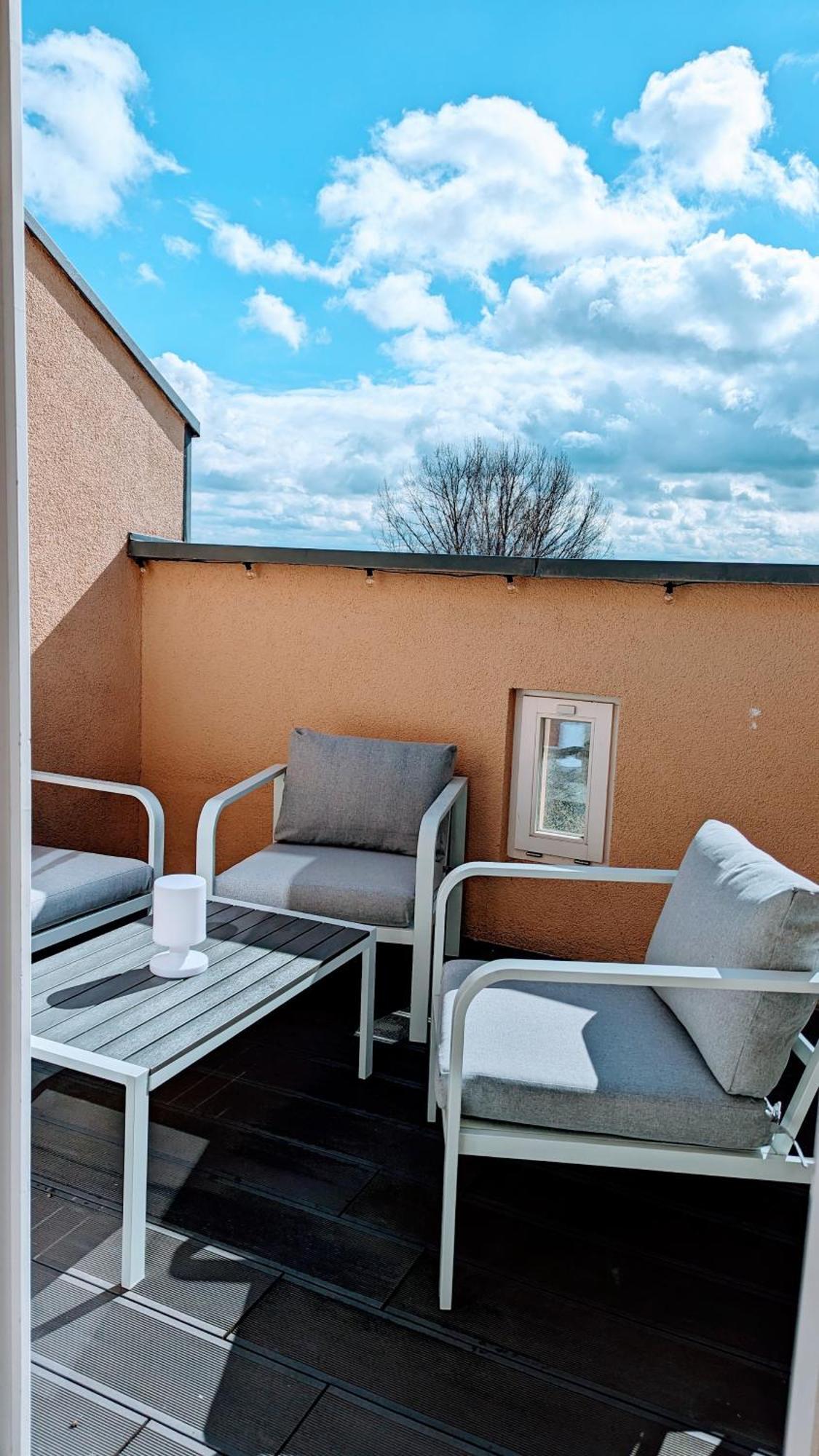 Rooftop Art Apartment, E-Roller,Ausblick,Wlan,Tv Chemnitz Eksteriør billede