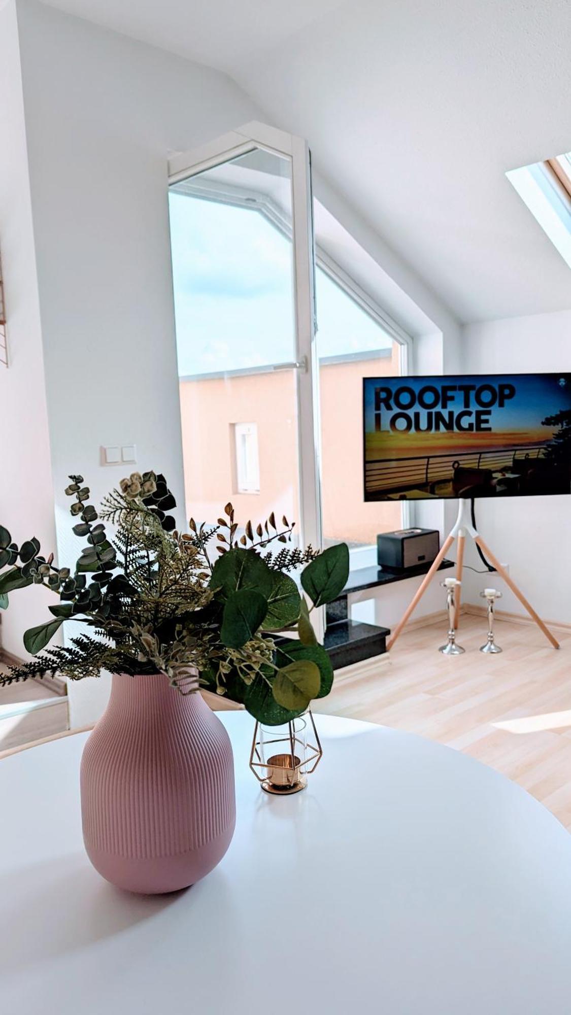 Rooftop Art Apartment, E-Roller,Ausblick,Wlan,Tv Chemnitz Eksteriør billede