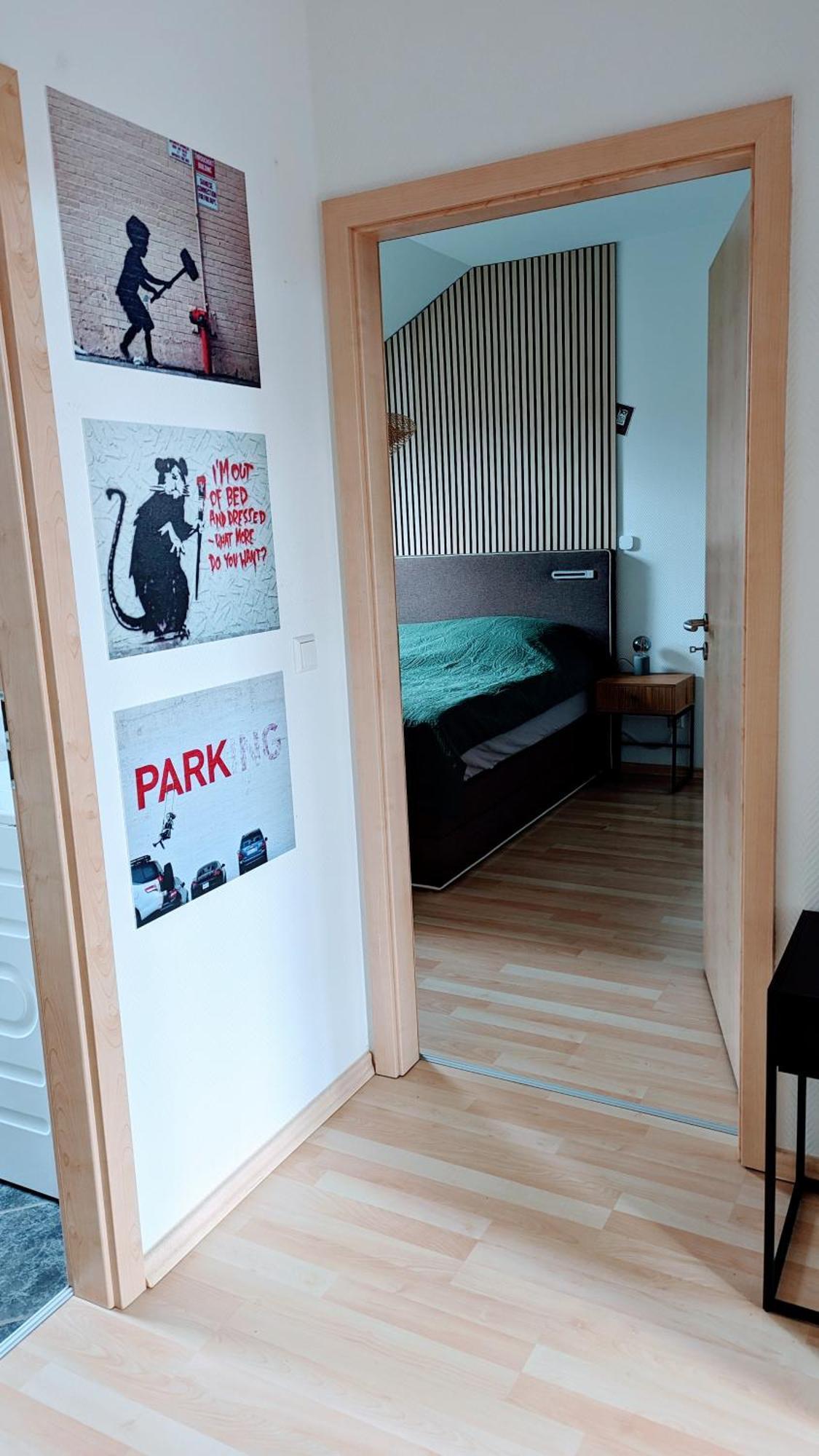 Rooftop Art Apartment, E-Roller,Ausblick,Wlan,Tv Chemnitz Eksteriør billede