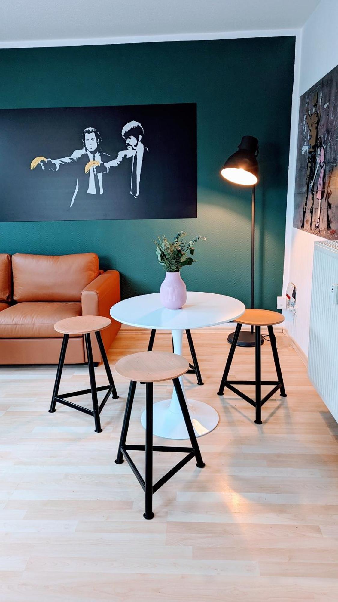 Rooftop Art Apartment, E-Roller,Ausblick,Wlan,Tv Chemnitz Eksteriør billede